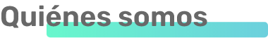 titulo quienes somos